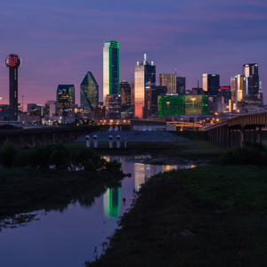 Skyline of the Dallas Metroplex
