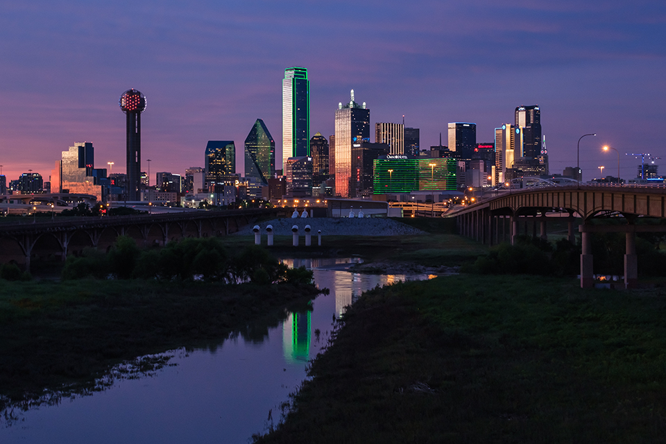 Skyline of the Dallas Metroplex